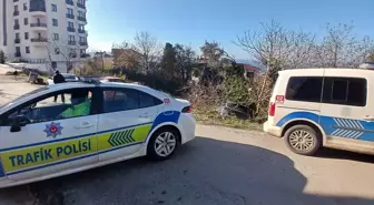 Sinop'ta devrilen otomobilin sürücüsü yaralandı