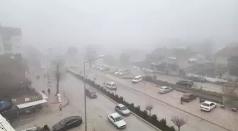 Amasya'da sis etkili oluyor