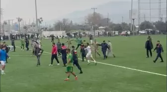 Aydın'da amatör lig maçından sonra futbolcular kavga etti