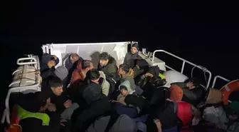 Bodrum açıklarında 39 kaçak göçmen ile 1 organizatör yakalandı