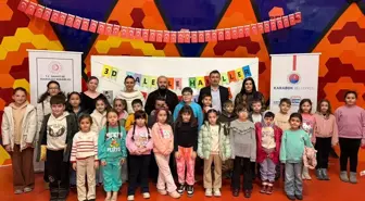 Karabük'te çocuklar için atölye etkinliği düzenlendi