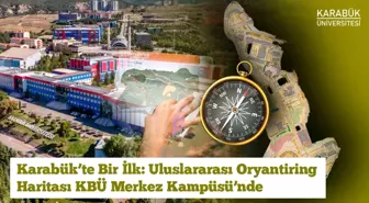 Karabük'te uluslararası standartlarda tek oryantiring haritası KBÜ'de