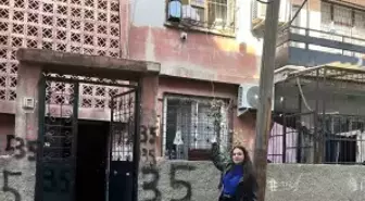 Kargoyu aracından inmeden bahçeye fırlattı