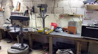 Rize'de silah atölyesine baskın