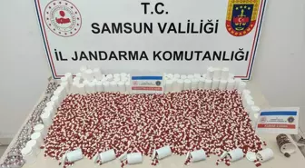 Samsun'da 7 bin uyuşturucu hap ele geçirildi