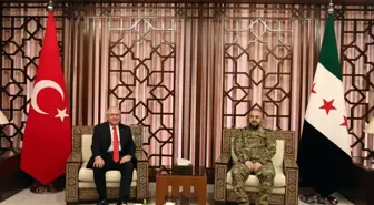 Bakan Güler, Suriye Savunma Bakanı Tümgeneral Ebu Kasra ile bir araya geldi