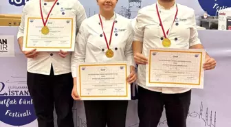 'BAU Gastronomi' öğrencilerine 2 altın madalya