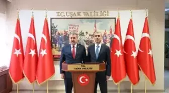 BBP Genel Başkanı Destici, Uşak'ta ziyaretlerde bulundu