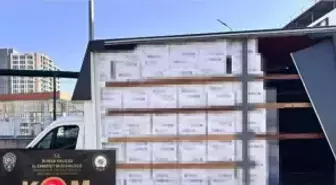 Bursa'da 3 milyon 410 makaron ele geçirildi