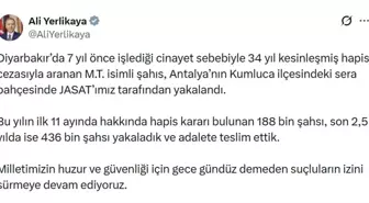 Diyarbakır'da 7 yıl önce işlenen cinayetin hükümlüsü JASAT tarafından Antalya'da yakalandı