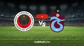 Gençlerbirliği Trabzonspor maçı kaç kaç? MAÇ SONUCU! Gençlerbirliği Trabzonspor golleri kim attı, canlı maç anlatımı!