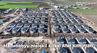 Hatay'ın kırsal mahallelerinde deprem konutlarında çalışmalarında sona gelindi