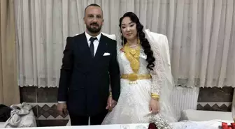 Kırgız gelin ve Yüksekovalı damadın kargoda başlayan aşkı mutlu sonla bitti