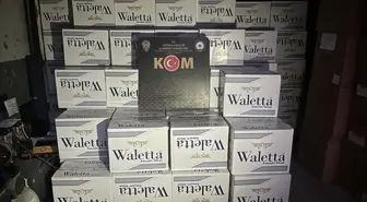 Kütahya'da 5 milyon makaron ele geçirildi