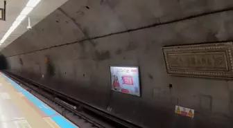 Metro istasyonunda intihar girişimi! Seferler durdu
