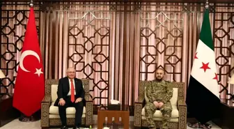 Milli Savunma Bakanı Güler, Suriyeli mevkidaşı Ebu Kasra ile bir araya geldi
