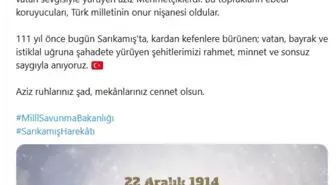 Milli Savunma Bakanlığı, Sarıkamış şehitlerini andı