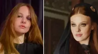 Naz Elmas davete damga vurdu! Derin yırtmaçlı elbise yorum yağmuruna tutuldu