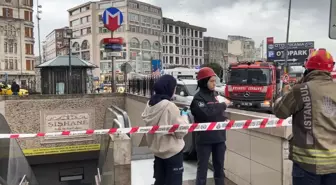 Şişhane metro istasyonunda intihar girişimi - 1