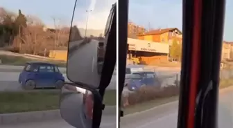 Hiç umursamadı! Ters istikamette ilerledi, kendi canını bile hiçe saydı