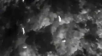 Üreme dönemindeki yaban keçileri, termal kameralı dronla izleniyor