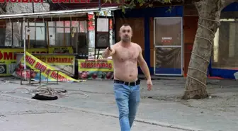 Adana'da gergin yıkım: Dükkanlar yakıldı, bir kişi kendine zarar verdi