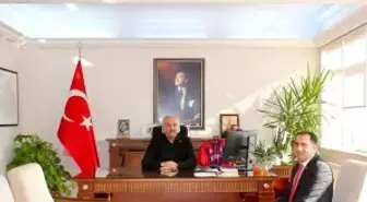 Aydın Aile ve Sosyal Hizmetler İl Müdürü Türkoğlu, Kaymakam Akça ile bir araya geldi