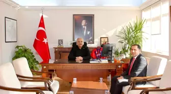 Aydın Aile ve Sosyal Hizmetler İl Müdürü Türkoğlu, Kaymakam Akça ile bir araya geldi