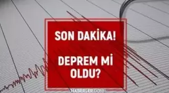 Bursa'da deprem mi oldu? SON DAKİKA! 23 Aralık Bursa'da az önce nerede, kaç şiddetinde deprem oldu?
