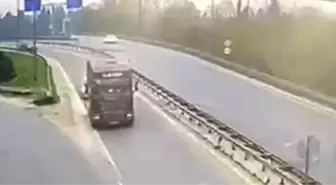 Camiden elektronik eşya, istasyondan tır çalan şüpheli TEM'de yakalandı