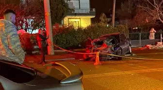 Denizli'de otomobille çarpışan elektrikli bisikletin sürücüsü öldü