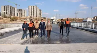 Eğriçay Köprüsü şantiye alanı incelendi