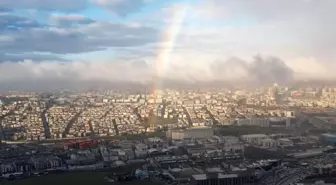 İstanbul'da gökkuşağı sürprizi