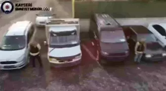 Kayseri'de 21 milyon TL değerinde 'change araç' ele geçirildi