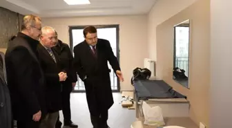 Kütahya'da yapımı devam eden öğretmenevine inceleme