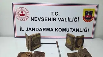 Nevşehir'de tarihi eser operasyonunda iki Tevrat ele geçirildi