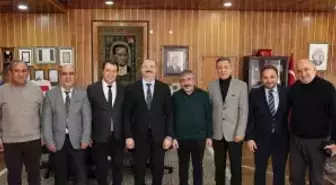 Rektör Hacımüftüoğlu, DAGC ve DGF yönetimini kabul etti