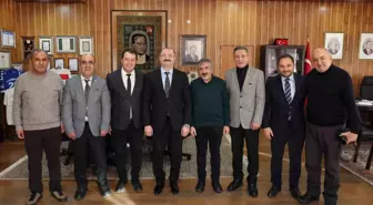 Rektör Hacımüftüoğlu, DAGC ve DGF yönetimini kabul etti