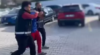 Taşla park halindeki otomobiller ile iş yerlerinin camlarını kıran şüpheli tutuklandı