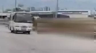 Ters yönde giden midibüs sürücüsüne 11 bin TL ceza