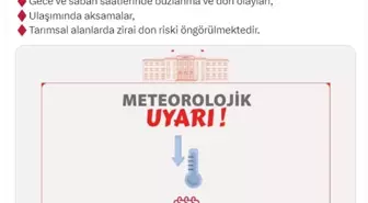 Ankara'da Hava Sıcaklığı Düşecek, Buzlanma ve Don Uyarısı