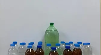 Bafra'da 23 şişe sahte alkol ele geçirildi