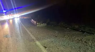 Bilecik'te kontrolden çıkan otomobil takla attı; alkollü sürücü ağır yaralandı