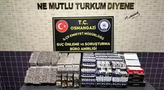 Bursa'da sigara kaçakçılığı operasyonunda 2 şüpheli yakalandı