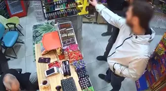 Çakmak hırsızı kameraya yakalandı