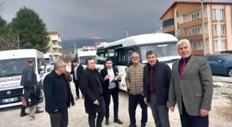 Dinar'da öğrenci servis araçlarına yönelik denetim