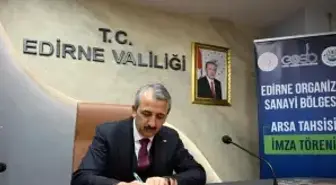 Edirne OSB'de Çinli firmanın yatırımında 1660 kişi istihdam edilecek