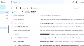 Epstein'e ait e-posta yazışmaları dijital arayüzle erişime açıldı