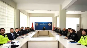 Erzincan'da yeni yıl tedbirleri masaya yatırıldı