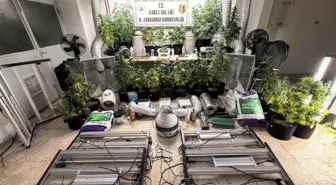 Evini uyuşturucu imalathanesine çevirdi, jandarma operasyonuyla yakalandı